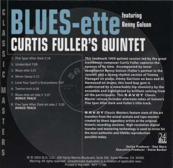 CD Curtis Fuller's Quintet: Blues-ette 565303