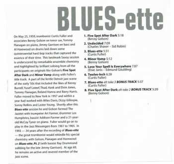 CD Curtis Fuller's Quintet: Blues-ette 565303