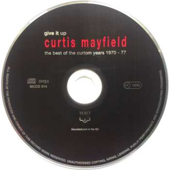 CD Curtis Mayfield: Give It Up - The Best Of The Curtom Years 1970 - 77 610178