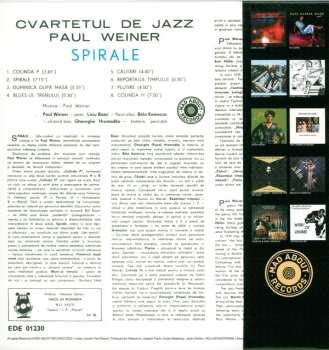 LP Cvartetul De Jazz Paul Weiner: Spirale (Jazz Cu Paul Weiner) DLX 472764