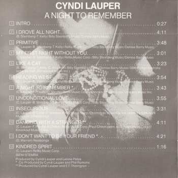 CD Cyndi Lauper: A Night To Remember 563597