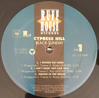 2LP Cypress Hill: Black Sunday 667846