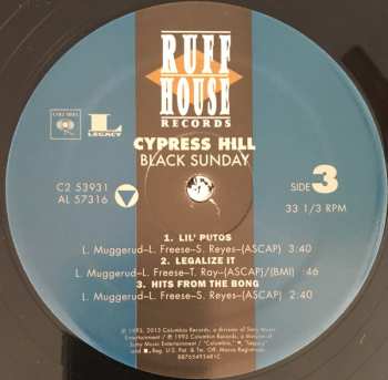 2LP Cypress Hill: Black Sunday 667846