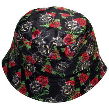 Merch Cypress Hill: Bucket Hat Skulls & Roses Pattern