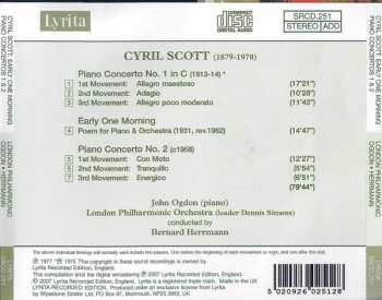 CD Cyril Scott: Piano Concertos 1 & 2 / Early One Morning  557469