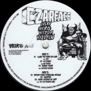 2LP Czarface: Every Hero Needs A Villain 338408