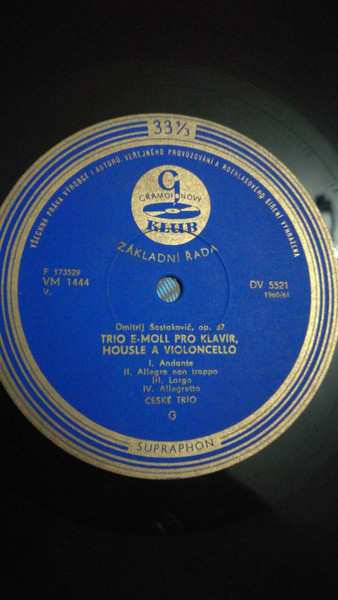 LP Czech Trio: Trios 610400