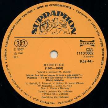 2LP Czechoslovak Radio Dance Orchestra: Benefice 425507