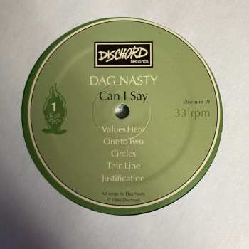 LP Dag Nasty: Can I Say CLR | LTD 632681