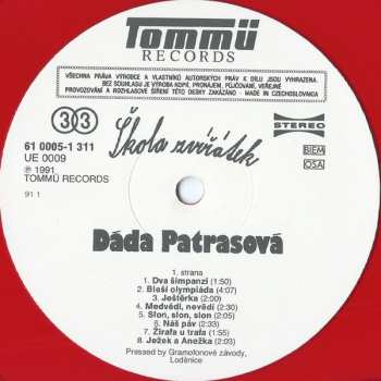 LP Dagmar Patrasová: Škola Zvířátek ČERVENÝ VINYL 43847