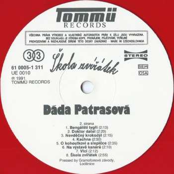 LP Dagmar Patrasová: Škola Zvířátek ČERVENÝ VINYL 43847