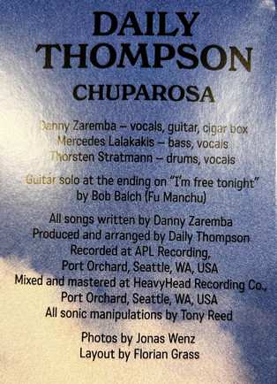 LP Daily Thompson: Chuparosa CLR | LTD 621661