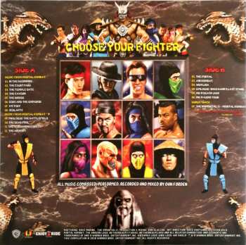 LP Dan Forden: Mortal Kombat I & II (Music From The Arcade Game Soundtracks) CLR | LTD 625461