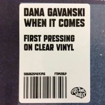 LP Dana Gavanski: When It Comes CLR | LTD 580498