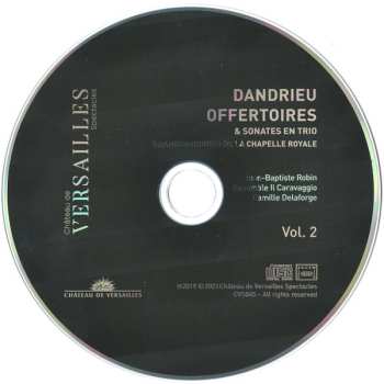 CD Jean-François Dandrieu: Offertoires & Sonates En Trio (Grandes Orgues De La Chapelle Royale) 639931