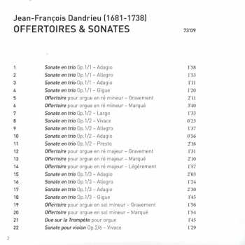 CD Jean-François Dandrieu: Offertoires & Sonates En Trio (Grandes Orgues De La Chapelle Royale) 639931