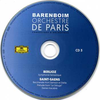 8CD/Box Set Daniel Barenboim: Barenboim Orchestre De Paris  126250