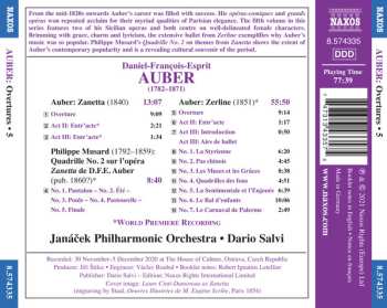 CD Daniel-Francois-Esprit Auber: Overtures, Vol. 5 - Zanetta / Zerline 572292