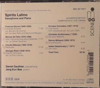 CD Daniel Gauthier: Spirito Latino (Music For Saxophone And Piano) 649573