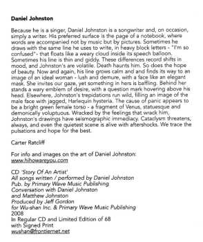 CD Daniel Johnston: Story Of An Artist 544114