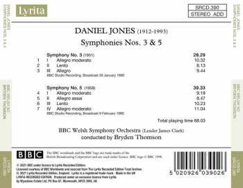 CD Daniel Jones: Symphonies Nos. 3 & 5 575268