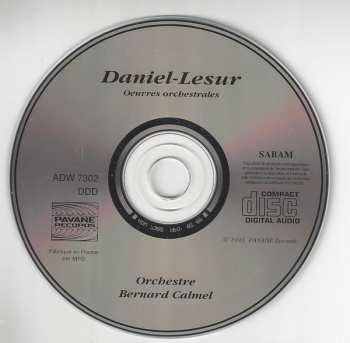 CD Jean-Yves Daniel-Lesur: Oeuvres Orchestrales 520820