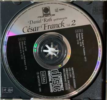 CD Daniel Roth: Daniel Roth spielt/interprète César Franck Vol. 2 594629