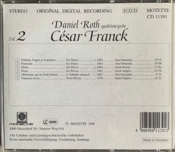 CD Daniel Roth: Daniel Roth spielt/interprète César Franck Vol. 2 594629