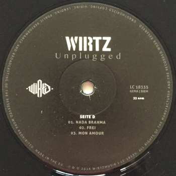 2LP Daniel Wirtz: Unplugged 126412