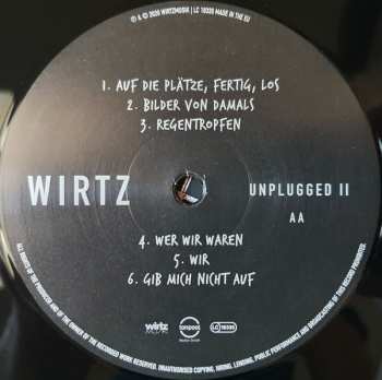 2LP Daniel Wirtz: Unplugged II 130468