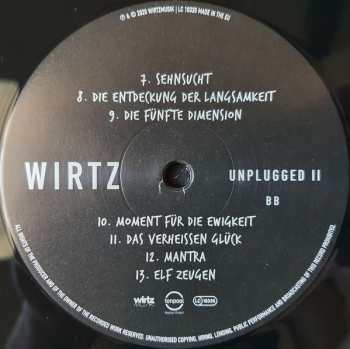 2LP Daniel Wirtz: Unplugged II 130468