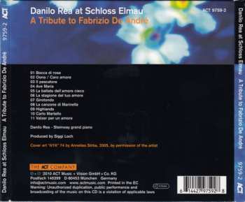 CD Danilo Rea: Piano Works X: Danilo Rea At Schloss Elmau "A Tribute To Fabrizio De André" 324845