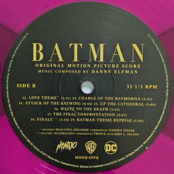 LP/Box Set Danny Elfman: Batman (Original Motion Picture Score) LTD | CLR 651316