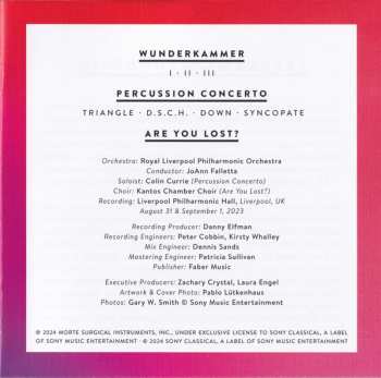 CD Royal Liverpool Philharmonic Orchestra: Percussion Concerto; Wunderkammer 558551