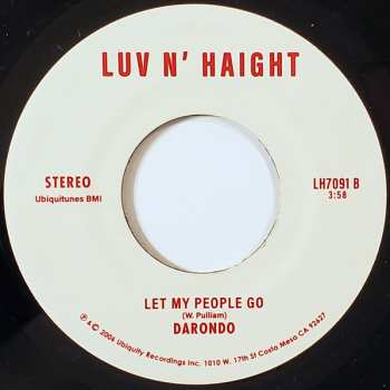 SP Darondo: Legs / Let My People Go 578569