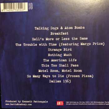 CD Darrin Bradbury: Talking Dogs & Atom Bombs DIGI 463134