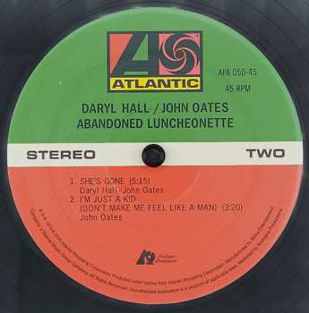 2LP Daryl Hall & John Oates: Abandoned Luncheonette LTD | NUM 588621