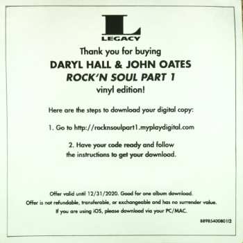 LP Daryl Hall & John Oates: Rock 'N Soul Part 1 598255