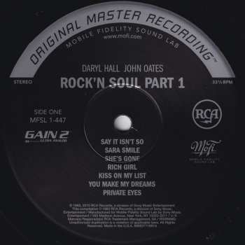 LP Daryl Hall & John Oates: Rock 'N Soul Part 1 LTD | NUM 30785