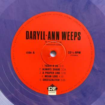 2LP Daryll-Ann: Daryll-Ann Weeps CLR 636542