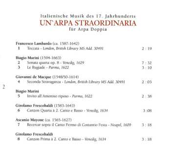 CD Das Kleine Kollektiv: Un'Arpa Straordinaria – Italienische Musik Des 17. Jahrhunderts Für Arpa Doppia 557393