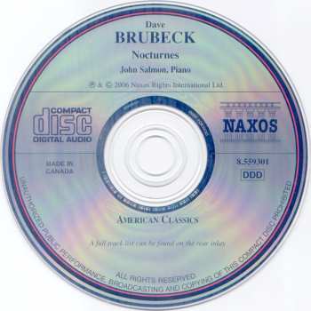 CD Dave Brubeck: Nocturnes 571797