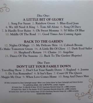 2CD Dave Cartwright: A Little Bit Of Glory-Back To The Garden-Don't Let Your Family Down 559089