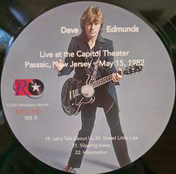 2LP Dave Edmunds: Live At The Capitol Theater May 15, 1982 CLR | LTD 582933