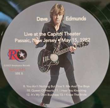 2LP Dave Edmunds: Live At The Capitol Theater May 15, 1982 CLR | LTD 582933