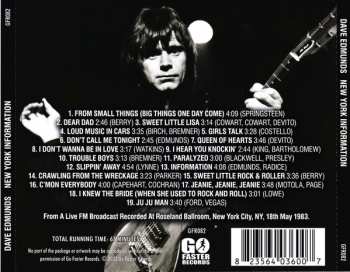 CD Dave Edmunds: New York Information 557373