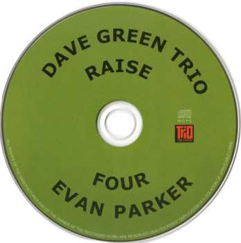 CD Dave Green Trio: Raise Four 634214