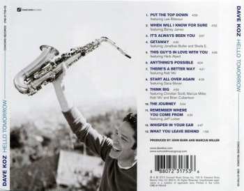 CD Dave Koz: Hello Tomorrow 658252