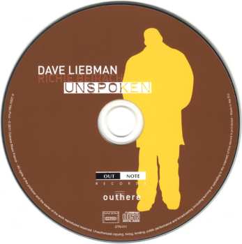 CD David Liebman / Richard Beirach: Unspoken 609054