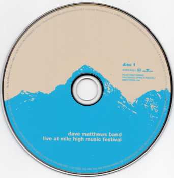 3CD Dave Matthews Band: Live At Mile High Music Festival 577626